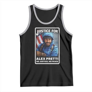 Justice For Alex Pretti Tank Top Minneapolis USA Support Gift TS12 Black Athletic Heather Print Your Wear