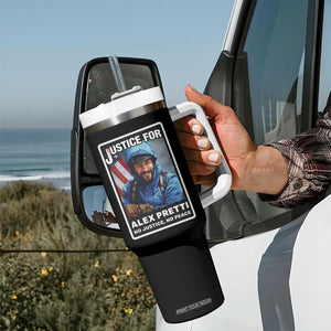 Justice For Alex Pretti Tumbler With Handle Minneapolis USA Support Gift TS12 Print Your Wear