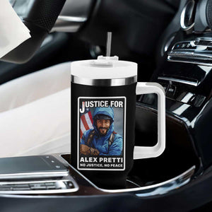 Justice For Alex Pretti Tumbler With Handle Minneapolis USA Support Gift TS12 Print Your Wear