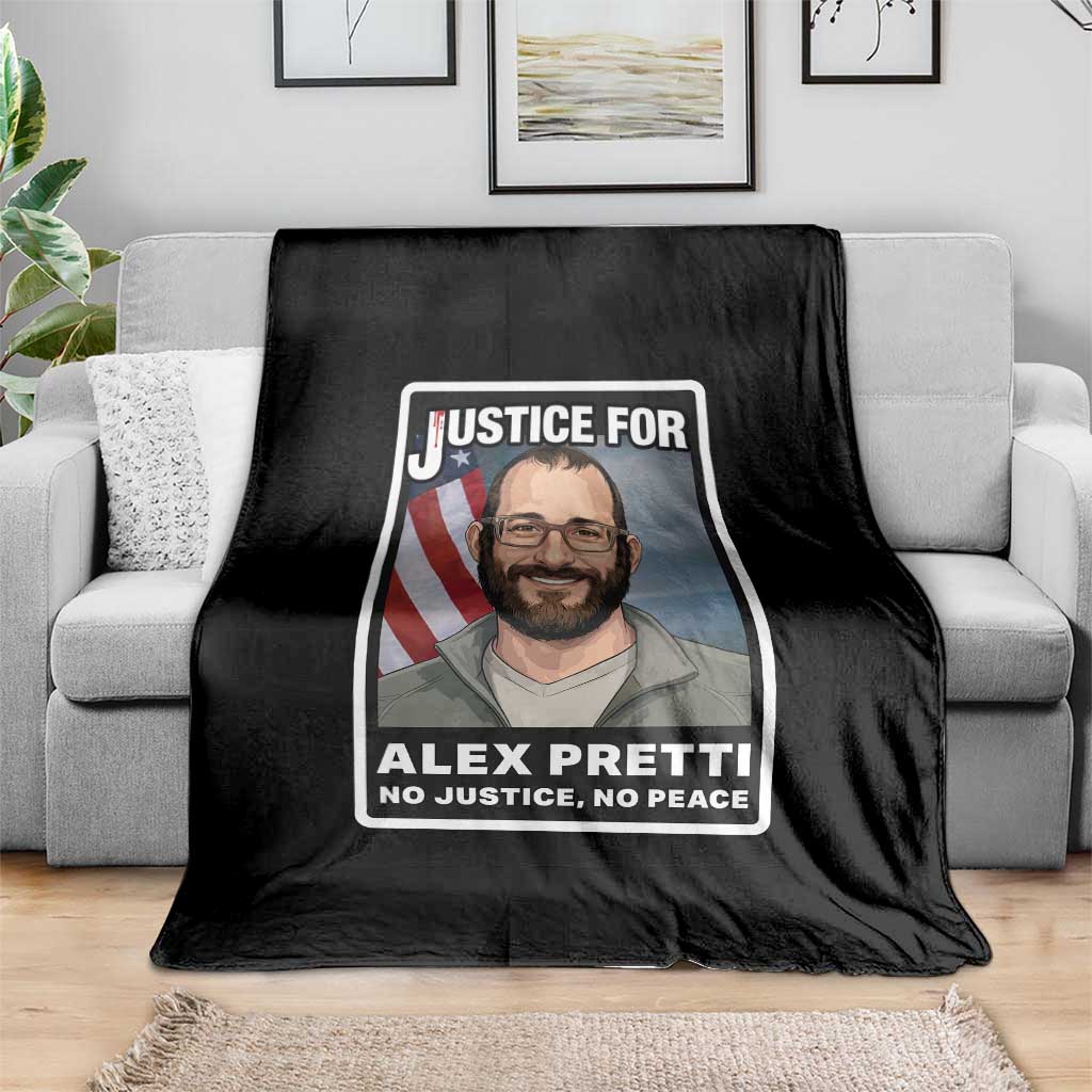American Flag Minneapolis Support For Alex Gift Throw Blanket TS12 Print Your Wear