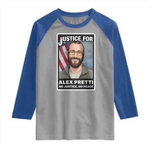 American Flag Minneapolis Support For Alex Gift Raglan Shirt TS12 Sport Gray Royal Print Your Wear