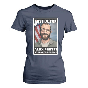 American Flag Minneapolis Support For Alex Gift T Shirt For Women TS12 Navy Print Your Wear