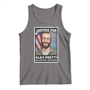 American Flag Minneapolis Support For Alex Gift Tank Top TS12 Deep Heather Print Your Wear