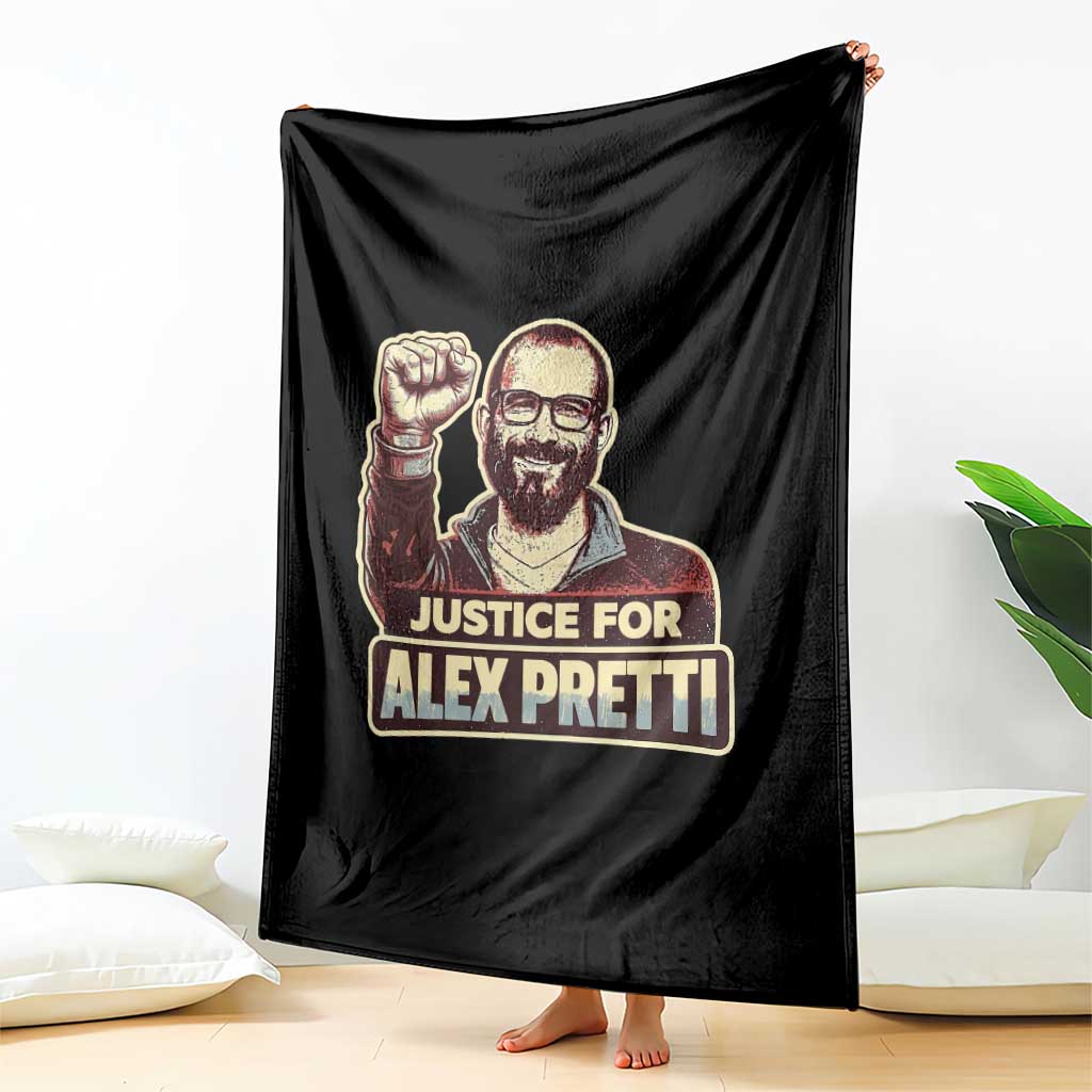 Justice For Alex Throw Blanket Minneapolis ICU Nurse Hero Support Gift TS12 Print Your Wear
