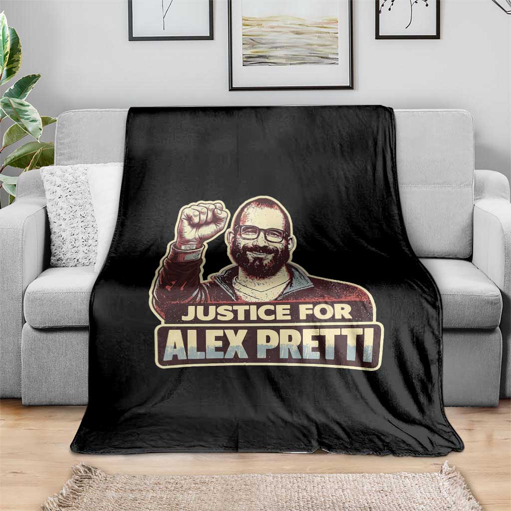 Justice For Alex Throw Blanket Minneapolis ICU Nurse Hero Support Gift TS12 Print Your Wear