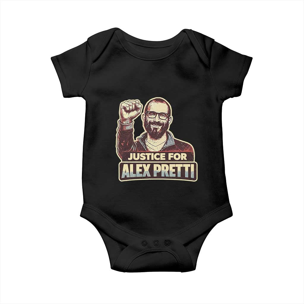 Justice For Alex Baby Onesie Minneapolis ICU Nurse Hero Support Gift TS12 Black Print Your Wear