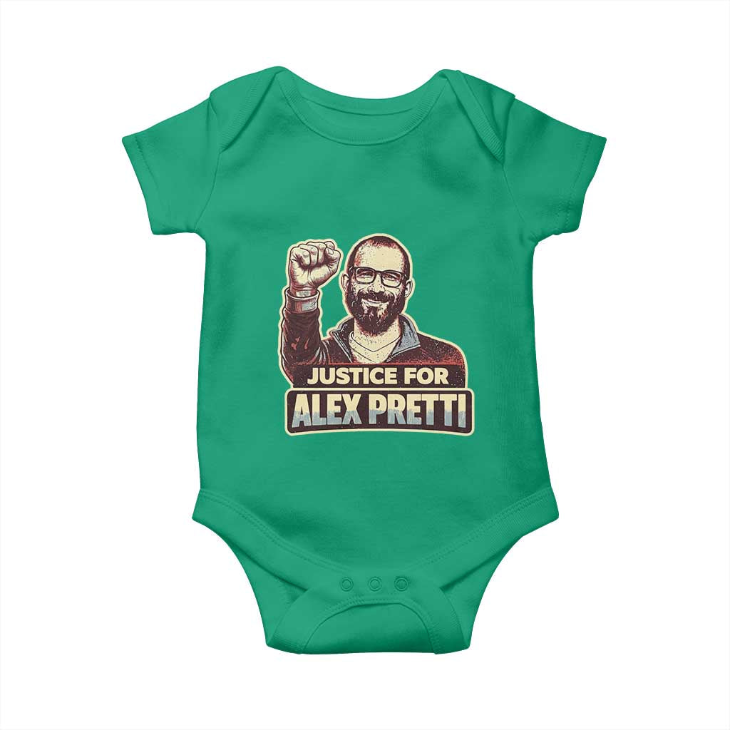 Justice For Alex Baby Onesie Minneapolis ICU Nurse Hero Support Gift TS12 Irish Green Print Your Wear