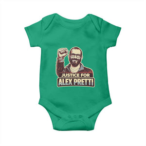 Justice For Alex Baby Onesie Minneapolis ICU Nurse Hero Support Gift TS12 Irish Green Print Your Wear