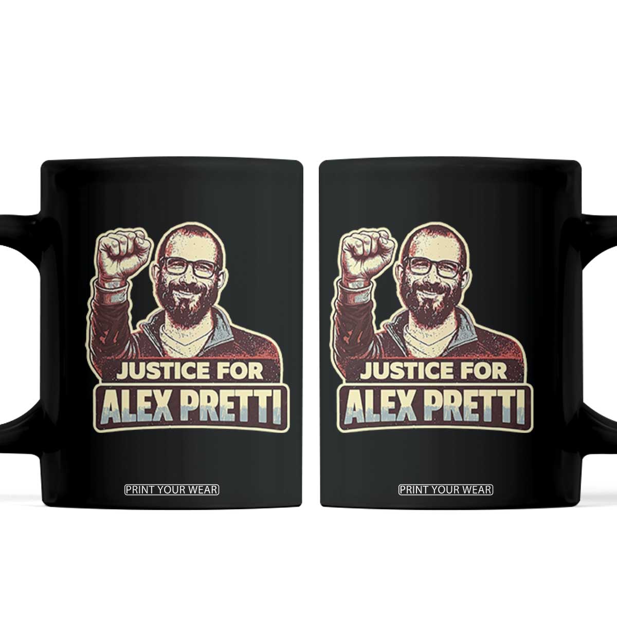 Justice For Alex Coffee Mug Minneapolis ICU Nurse Hero Support Gift TS12 Black Print Your Wear