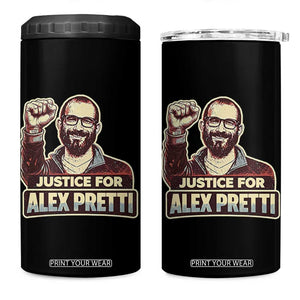 Justice For Alex 4 in 1 Can Cooler Tumbler Minneapolis ICU Nurse Hero Support Gift TS12 One Size: 16 oz Black Print Your Wear
