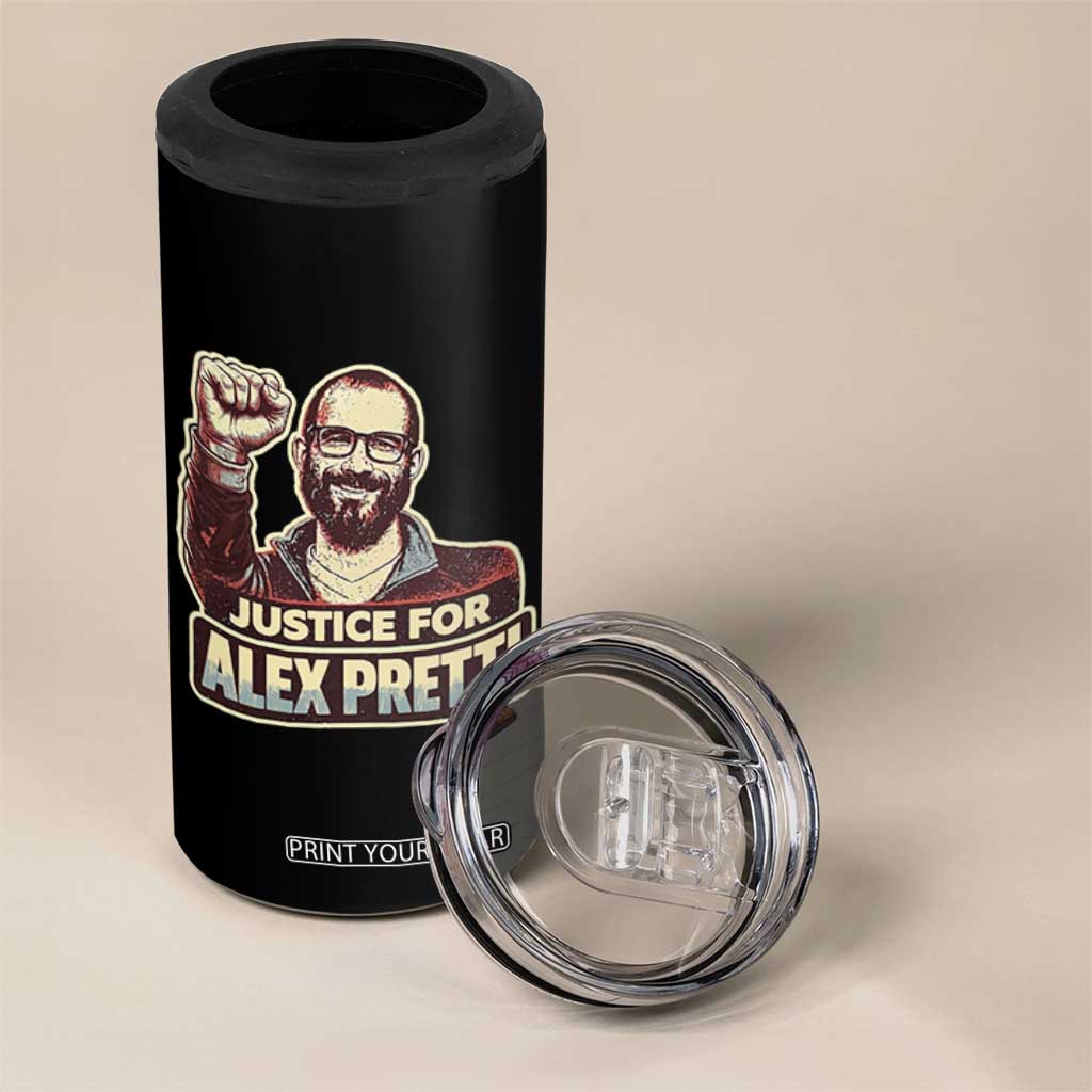 Justice For Alex 4 in 1 Can Cooler Tumbler Minneapolis ICU Nurse Hero Support Gift TS12 Print Your Wear