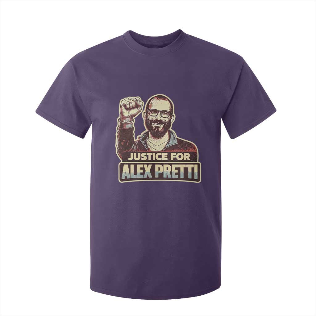 Justice For Alex T Shirt For Kid Minneapolis ICU Nurse Hero Support Gift TS12 Purple Print Your Wear