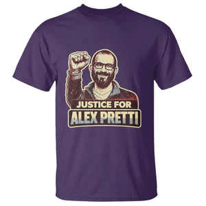 Justice For Alex T Shirt Minneapolis ICU Nurse Hero Support Gift TS12 Purple Print Your Wear