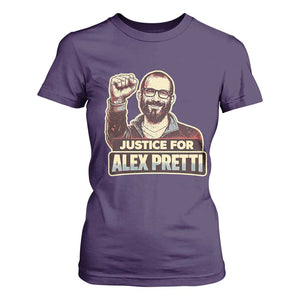 Justice For Alex T Shirt For Women Minneapolis ICU Nurse Hero Support Gift TS12 Purple Print Your Wear