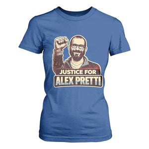 Justice For Alex T Shirt For Women Minneapolis ICU Nurse Hero Support Gift TS12 Royal Blue Print Your Wear