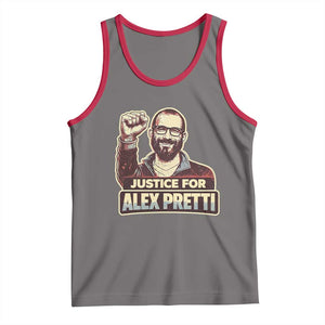 Justice For Alex Tank Top Minneapolis ICU Nurse Hero Support Gift TS12 Deep Heather Red Print Your Wear