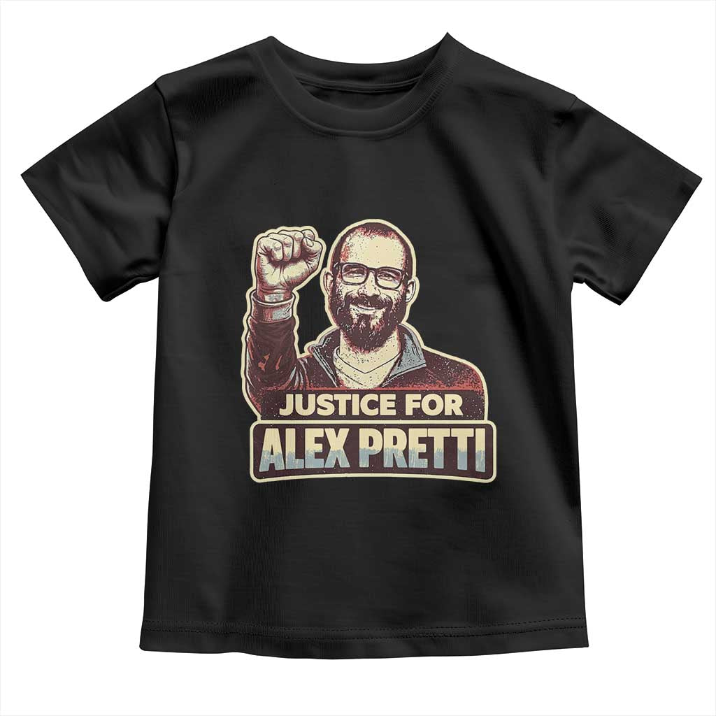 Justice For Alex Toddler T Shirt Minneapolis ICU Nurse Hero Support Gift TS12 Black Print Your Wear