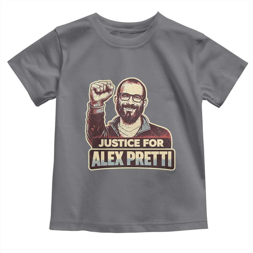 Justice For Alex Toddler T Shirt Minneapolis ICU Nurse Hero Support Gift TS12 Charcoal Print Your Wear