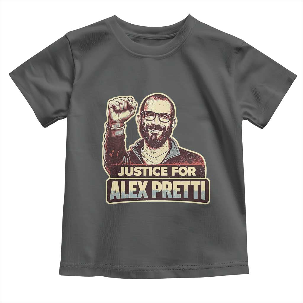 Justice For Alex Toddler T Shirt Minneapolis ICU Nurse Hero Support Gift TS12 Dark Heather Print Your Wear