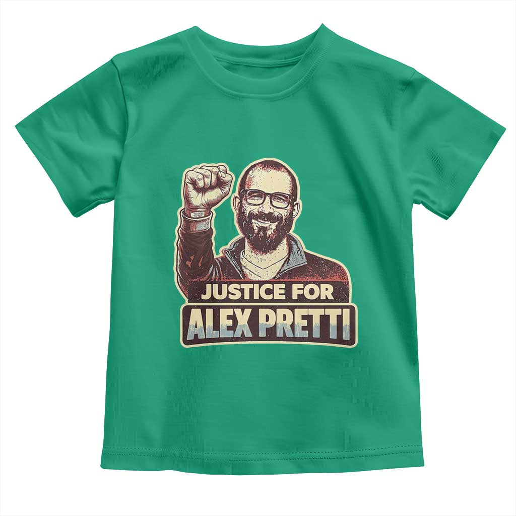 Justice For Alex Toddler T Shirt Minneapolis ICU Nurse Hero Support Gift TS12 Irish Green Print Your Wear