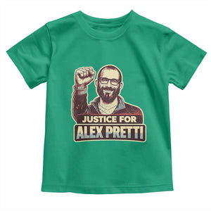 Justice For Alex Toddler T Shirt Minneapolis ICU Nurse Hero Support Gift TS12 Irish Green Print Your Wear