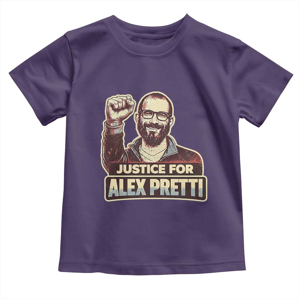 Justice For Alex Toddler T Shirt Minneapolis ICU Nurse Hero Support Gift TS12 Purple Print Your Wear