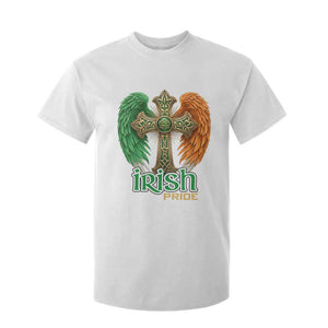Irish Pride Celtic Cross T Shirt For Kid Christian Gift TS12 White Print Your Wear