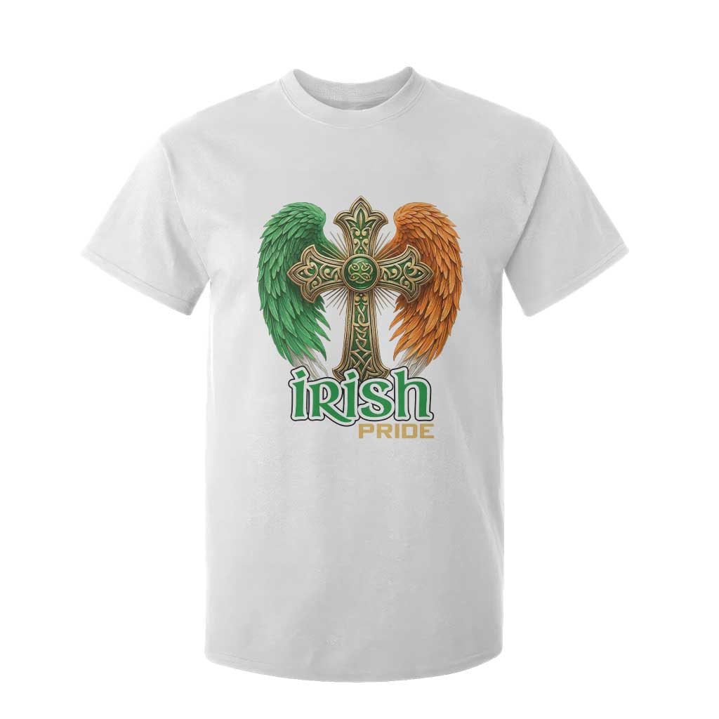 Irish Pride Celtic Cross T Shirt For Kid Christian Gift TS12 White Print Your Wear