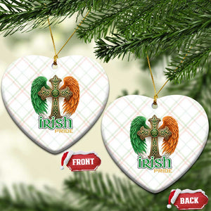 Irish Pride Celtic Cross Ceramic Ornament Christian Gift TS12 Print Your Wear
