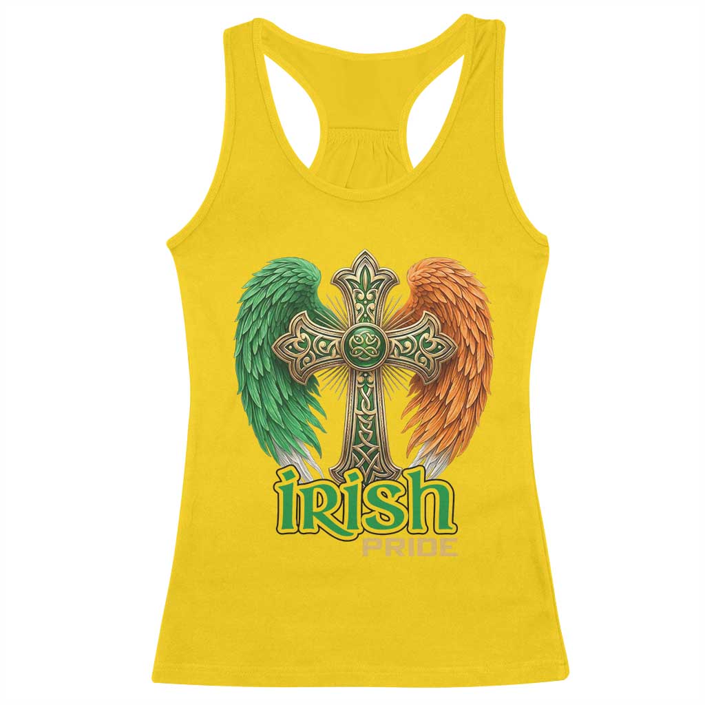 Irish Pride Celtic Cross Racerback Tank Top Christian Gift TS12 Daisy Print Your Wear