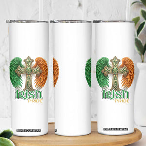 Irish Pride Celtic Cross Skinny Tumbler Christian Gift TS12 Print Your Wear