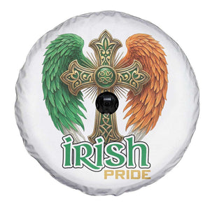 Irish Pride Celtic Cross Spare Tire Cover Christian Gift TS12 Print Your Wear