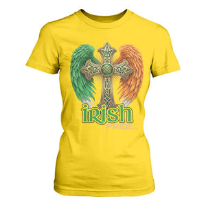 Irish Pride Celtic Cross T Shirt For Women Christian Gift TS12 Daisy Print Your Wear