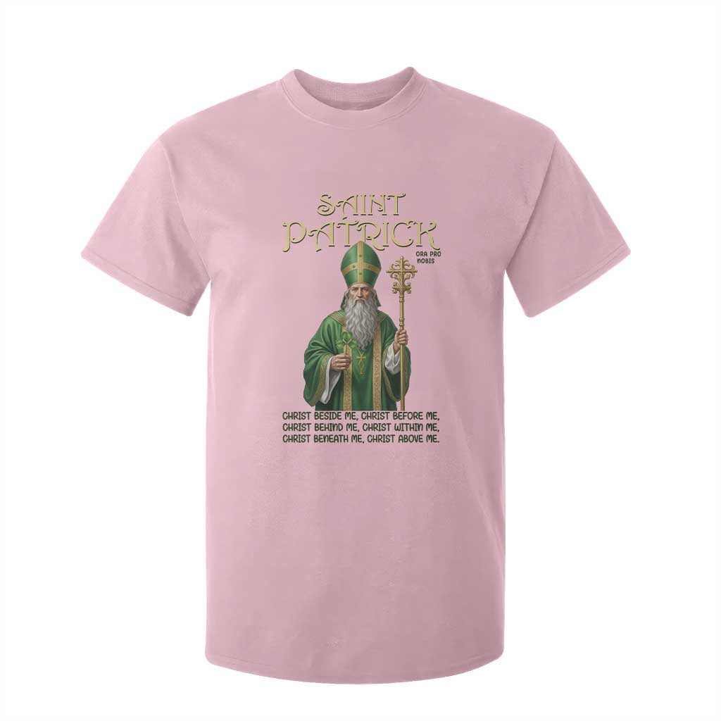 Saint Patrick Ora Pro Nobis T Shirt For Kid Irish Christian Prayer TS12 Light Pink Print Your Wear