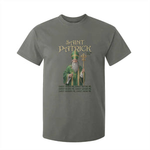 Saint Patrick Ora Pro Nobis T Shirt For Kid Irish Christian Prayer TS12 Military Green Print Your Wear