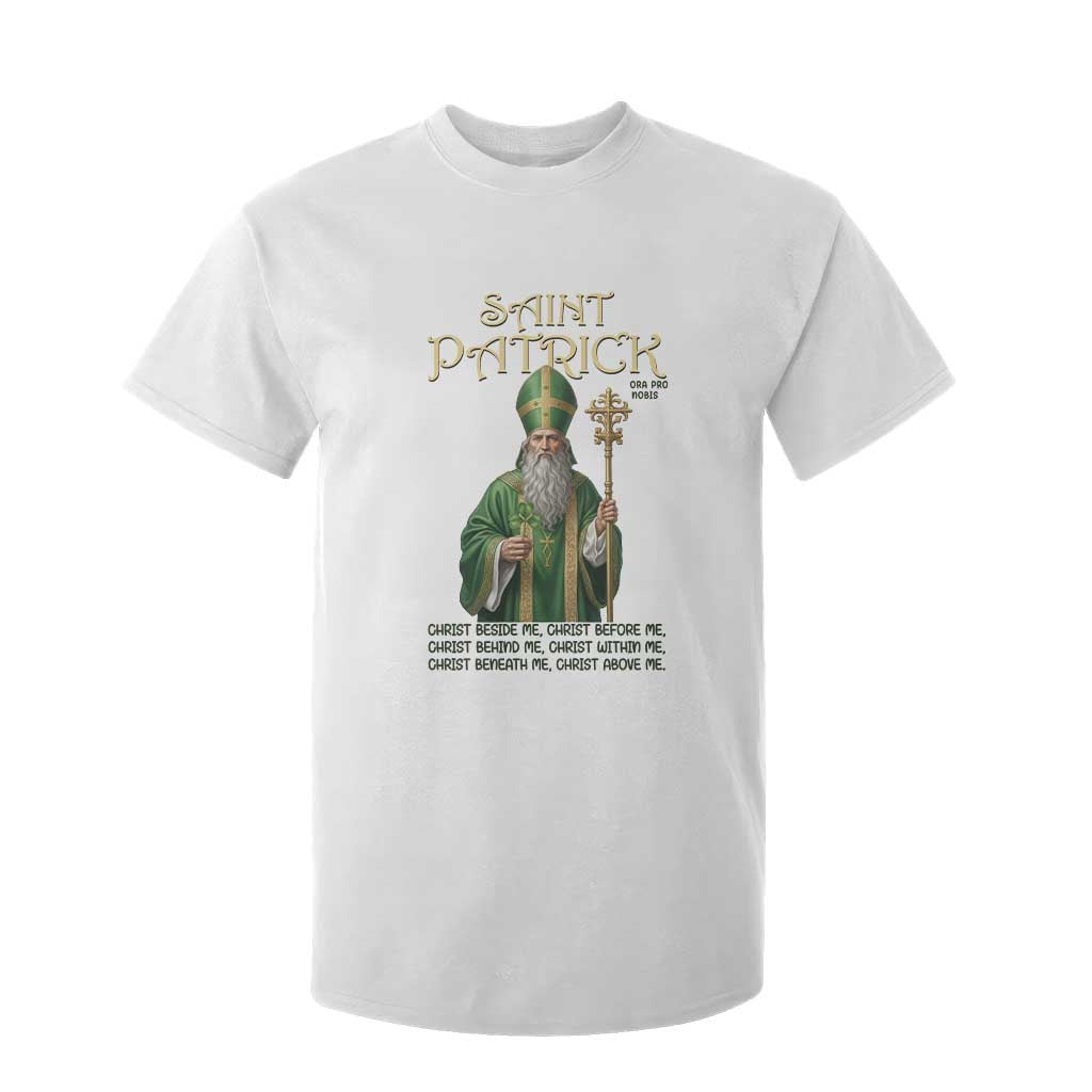 Saint Patrick Ora Pro Nobis T Shirt For Kid Irish Christian Prayer TS12 White Print Your Wear