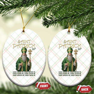 Saint Patrick Ora Pro Nobis Ceramic Ornament Irish Christian Prayer TS12 Print Your Wear