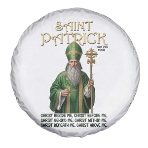Saint Patrick Ora Pro Nobis Spare Tire Cover Irish Christian Prayer TS12 Print Your Wear