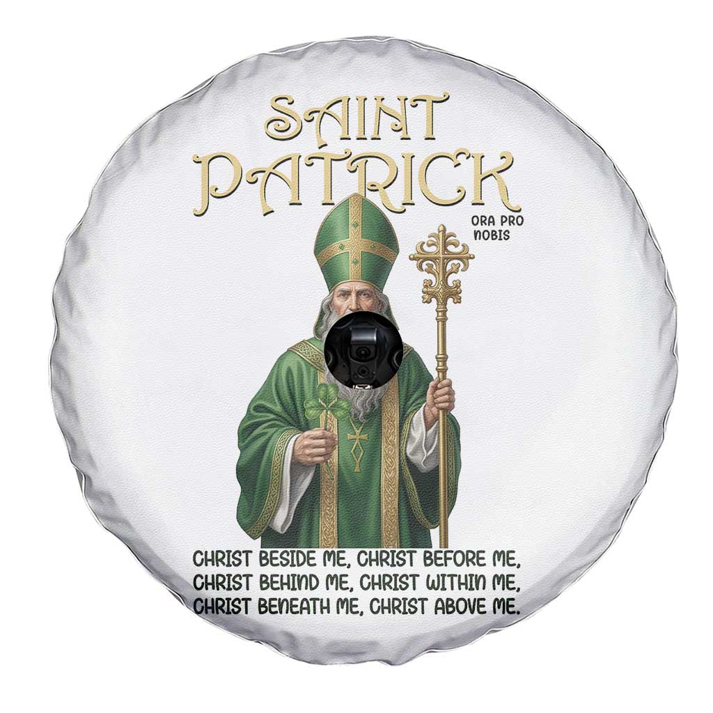 Saint Patrick Ora Pro Nobis Spare Tire Cover Irish Christian Prayer TS12 Print Your Wear