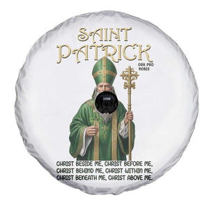 Saint Patrick Ora Pro Nobis Spare Tire Cover Irish Christian Prayer TS12 Print Your Wear