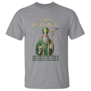 Saint Patrick Ora Pro Nobis T Shirt Irish Christian Prayer TS12 Sport Gray Print Your Wear