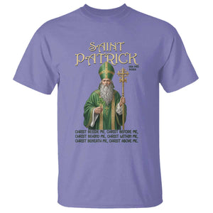 Saint Patrick Ora Pro Nobis T Shirt Irish Christian Prayer TS12 Violet Print Your Wear