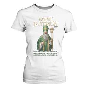 Saint Patrick Ora Pro Nobis T Shirt For Women Irish Christian Prayer TS12 White Print Your Wear