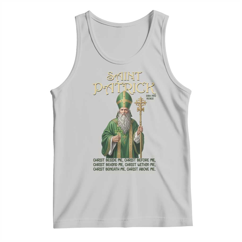Saint Patrick Ora Pro Nobis Tank Top Irish Christian Prayer TS12 Ash Print Your Wear