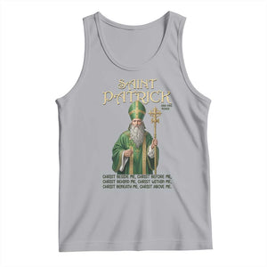 Saint Patrick Ora Pro Nobis Tank Top Irish Christian Prayer TS12 Athletic Heather Print Your Wear