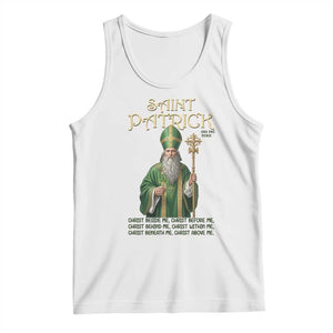 Saint Patrick Ora Pro Nobis Tank Top Irish Christian Prayer TS12 White Print Your Wear