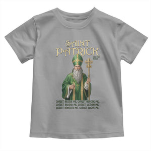 Saint Patrick Ora Pro Nobis Toddler T Shirt Irish Christian Prayer TS12 Sport Gray Print Your Wear