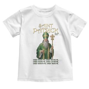 Saint Patrick Ora Pro Nobis Toddler T Shirt Irish Christian Prayer TS12 White Print Your Wear