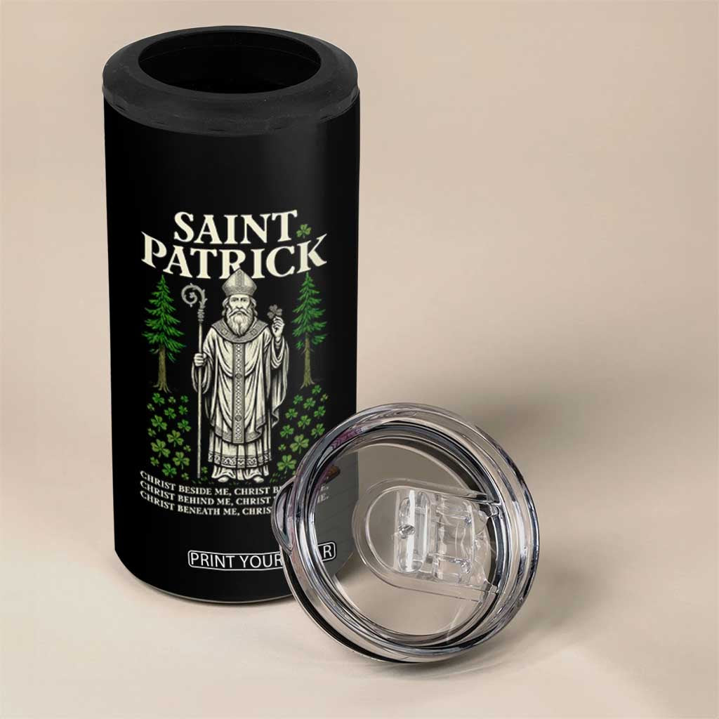 Saint Patrick Breastplate Prayer 4 in 1 Can Cooler Tumbler Irish Christian Gift TS12 Print Your Wear