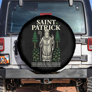 Saint Patrick Breastplate Prayer Spare Tire Cover Irish Christian Gift TS12 No hole Black Print Your Wear